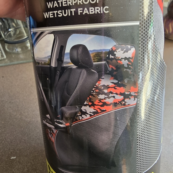 Auto Drive Seat Protector Red Camo Color - Picture 2 of 4